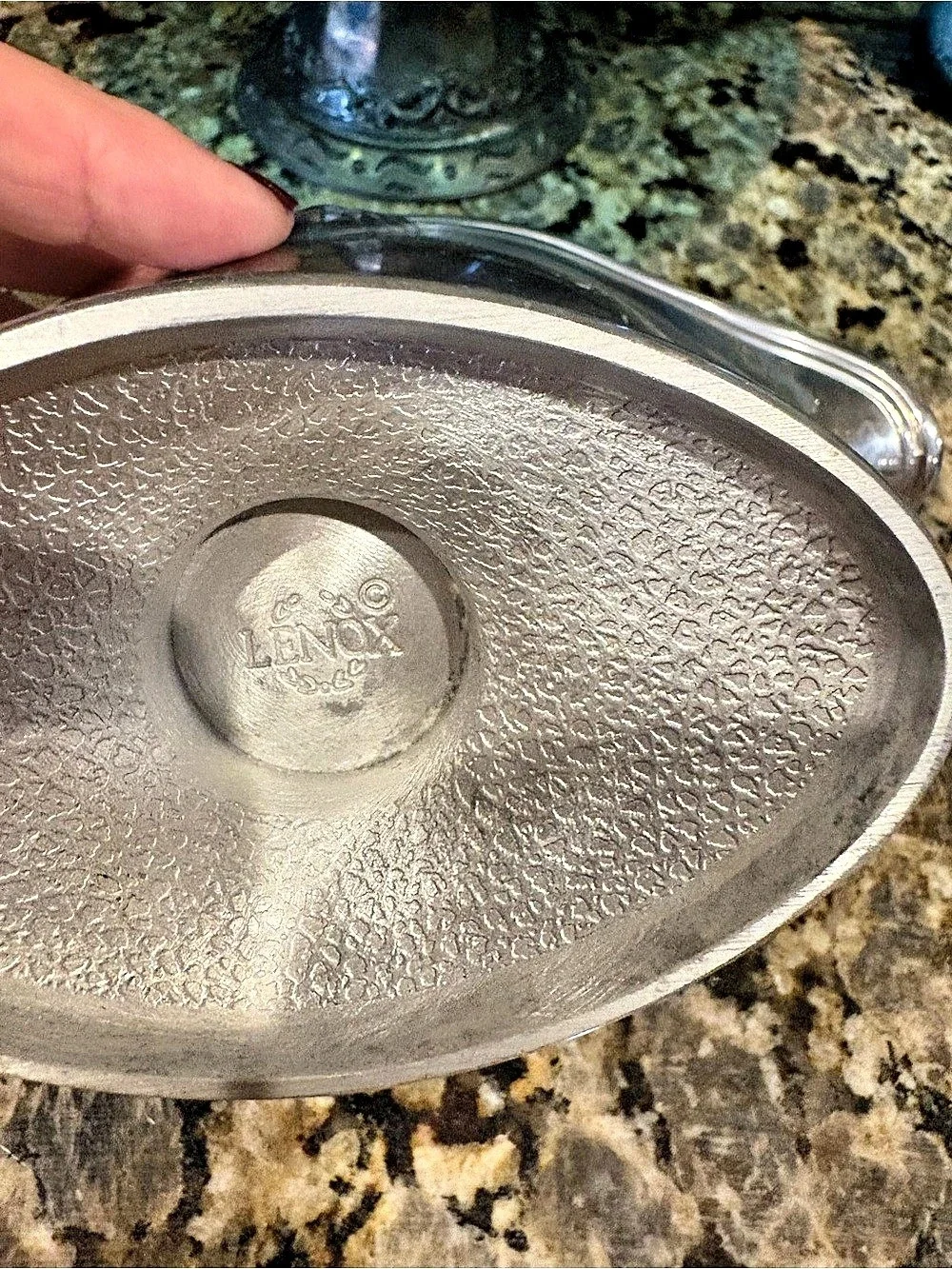 Lenox Gravy Boat & Saucer Silver